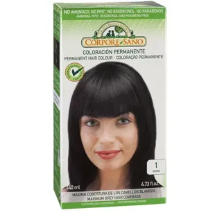 Corpore Sano dye permanent No. 1 black 140ml