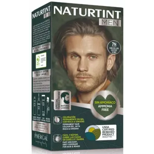 Naturtint Men Tintura Permanente para Cabelo e Barba 7N Loiro Avelã 170 ml