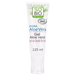 So'Bio Étic Hydra Aloe Vera Gel d'Aloe Vera Pur Jus Bio 125ml