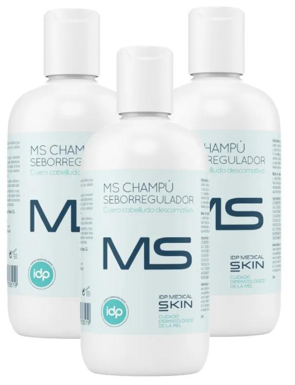 Idp MS Shampoing Régulateur Sébum 3x250 ml