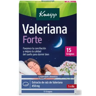 Kneipp Valerian Forte ajuda a dormir natural 15 Grageas