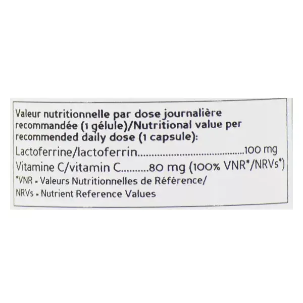 Biocyte Lactoferrine VItamina C 30 capsule