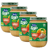 Hero Solo Jar Vegetables with Beans and Beef ECO +6m 4x190 gr