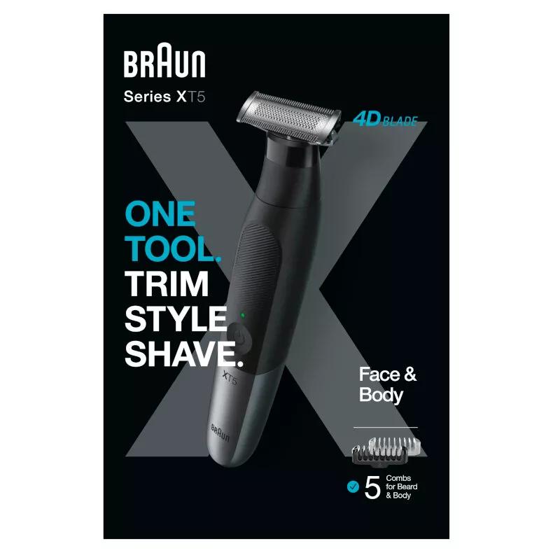 Braun XT5100 Série X Aparador de Barba, Rosto e Corpo