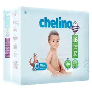 Chelino Diapers Size 6 17-28 KG 27 units