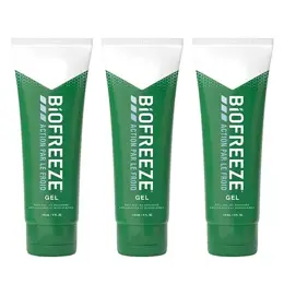 Biofreeze Gel Action par le Froid Muscles et Articulations Lot de 3 x 118ml