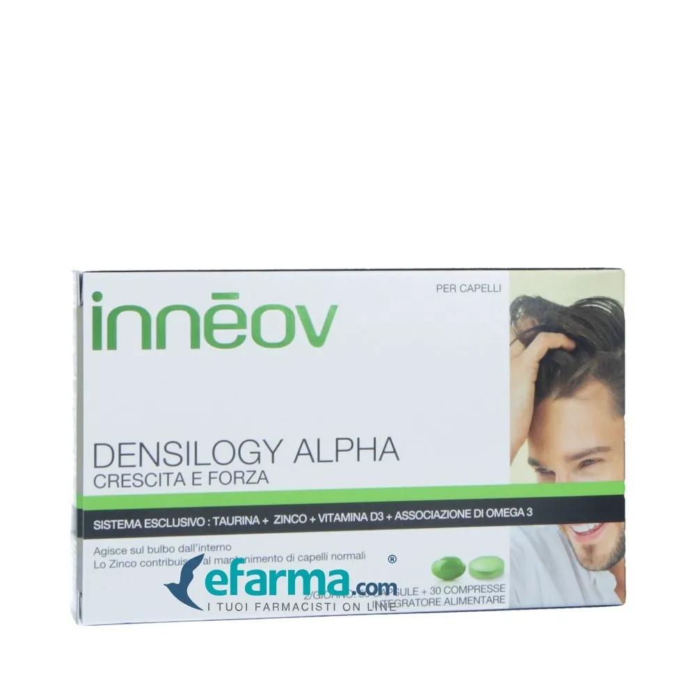 Innéov Densilogy Alpha Integratore Capelli Uomo 30 Capsule + 30 Compresse