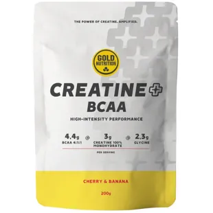 GoldNutrition Creatine + BCAA Cherry/Banana 200 gr