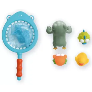 Olmitos Red de Pesca para el Baño Shark 5 piezas