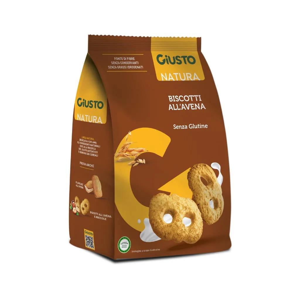 Giusto Natura Senza Glutine Biscotti All'Avena  250 g