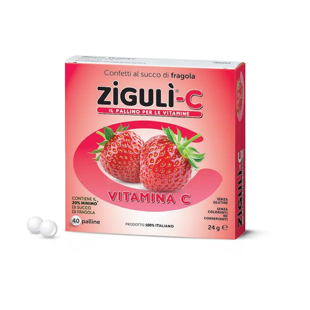 Zigulì-C Fragola con Vitamina C 40 Palline