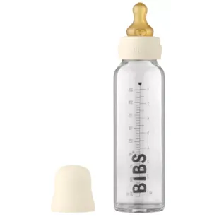 Bibs Biberón Cristal Flujo Lento Ivory 225 ml