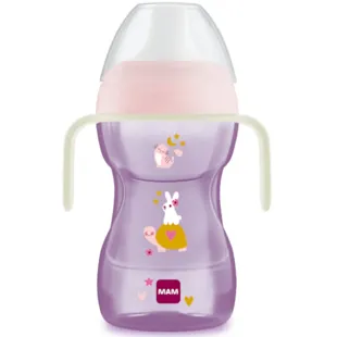 MAM Day&amp;Night Spill-Proof Sippy Cup +8 Months Pink 270 ml