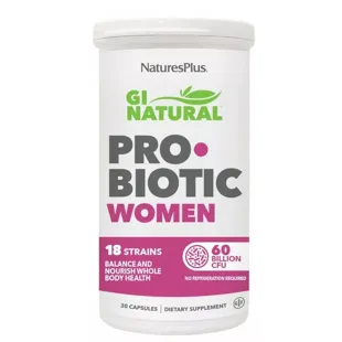 Nature's Plus GI Natural Probiotic Women 30 Capsules