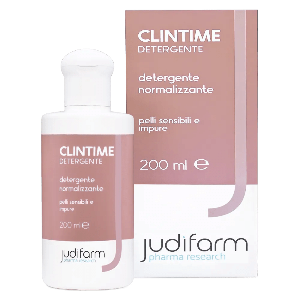 Clintime Detergente Liquido Normalizzante Per Pelle Grassa e Sensibile 200 ml