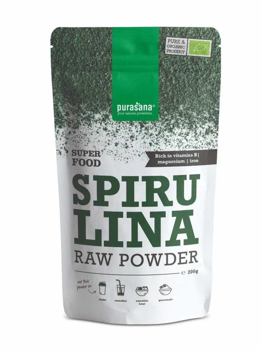 Purasana Vegan Spirulina in Polvere Bio 200g