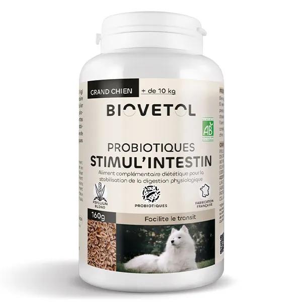 Vetobiol Probiotiques Stimul'Intestin Perro Grande Bio 160g