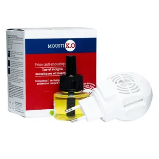 MoustiKologne Mousti KO Diffusore Elettrico Anti-Zanzare + 1 Ricarica Liquida