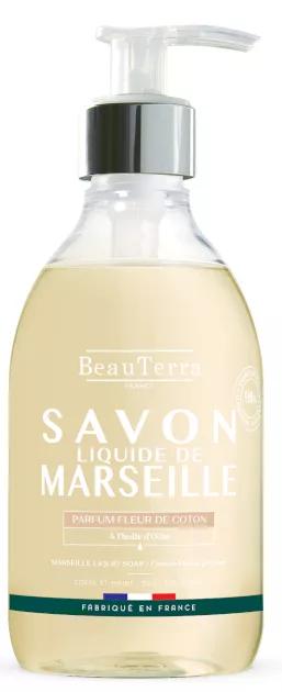 Beauterra Jabón de Marsella Flor de Algodón 300 ml