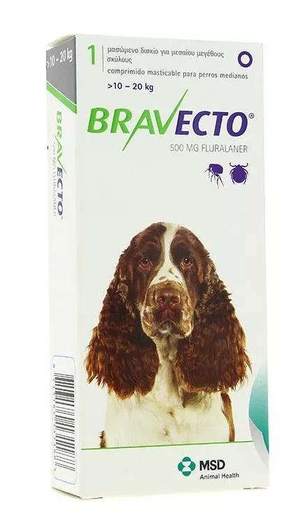 Bravecto 1 Comprimido Masticable 500 mg