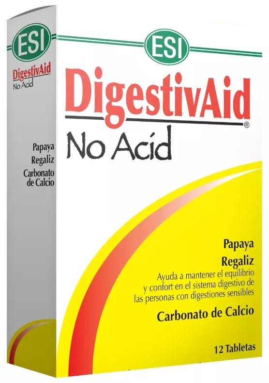 ESI Digestivaid No Acid 12 Tablets