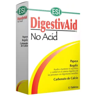 ESI Digestivaid No Acid 12 Tablets