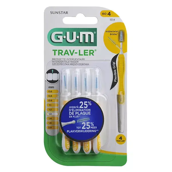 Gum brushes interdental Trav Ler 1.3 mm ref 1514