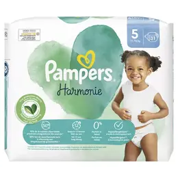 Pampers Harmonie Couches Taille 5 31 Couches 11kg - 16kg Protection Douce Pour La Peau