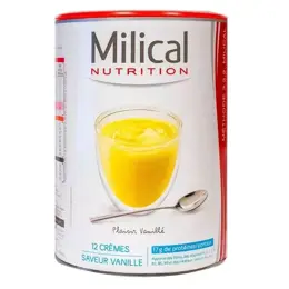 Milical Hyperprotéiné Crème Vanille Format Eco 12 repas