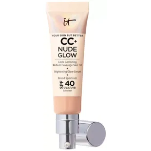 It Cosmetics CC+ Nude Glow Lightweight Foundation + Glow Serum SPF40 Light