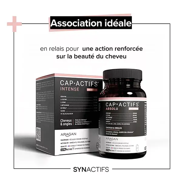 Aragan - Synactifs - Capactifs® Intense - Cheveux & ongles – Kératine - 120 gélules