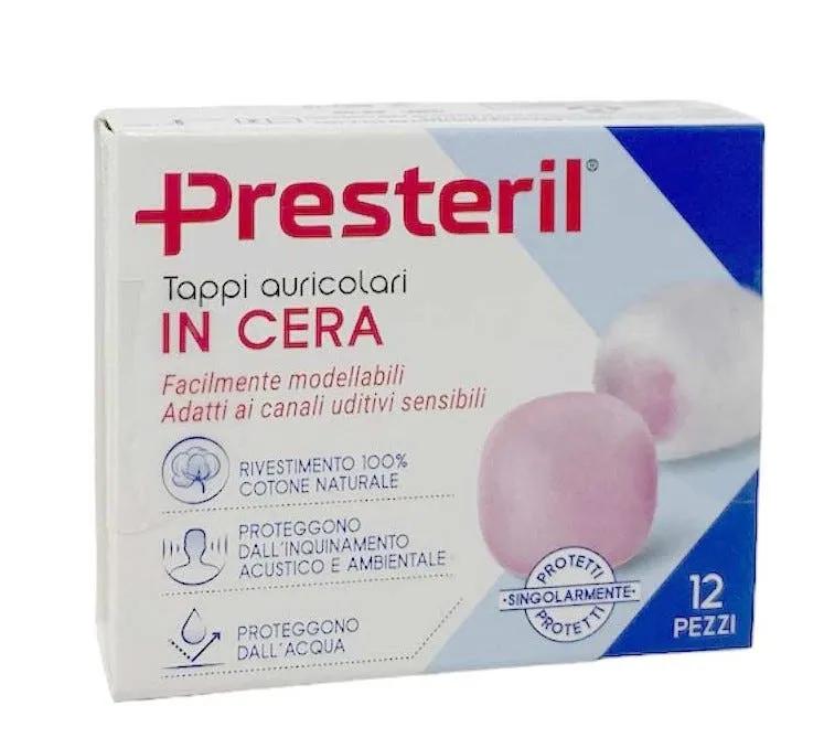 Presteril Tappi Auricolari In Cera 12 pezzi