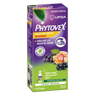 Upsa Phytovex Spray orale per il mal di gola intenso 30 ml