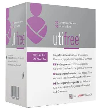 Utifree Integratore Antiossidante 30 Compresse + 30 Stick Da 2,5 g