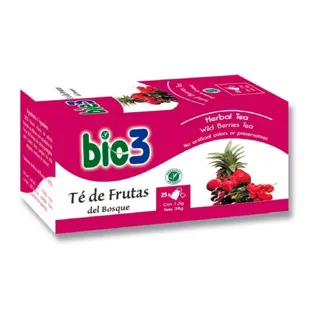 Bio3 Frutas del Bosque 25 Bolsitas