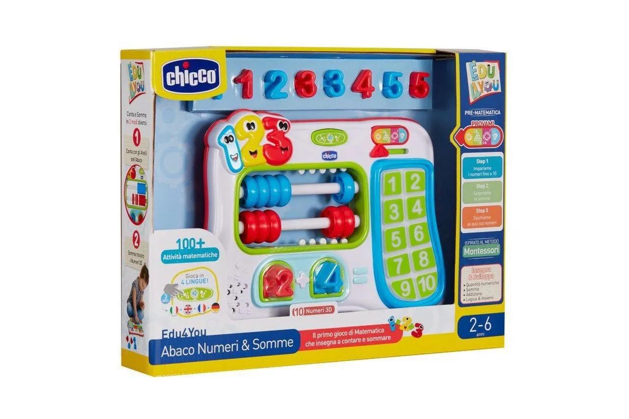 Chicco Gioco Abaco Numeri e Somme per Bambini da 2-6 Anni