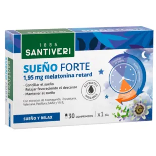 Santiveri Sleep Forte Melatonin 30 Tablets