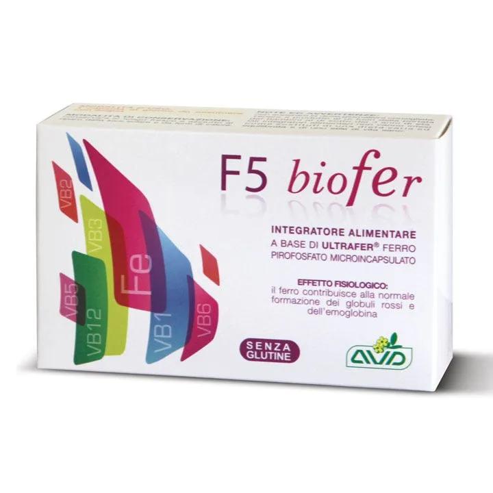 F5 Biofer Integratore di Ferro 30 Capsule