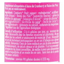 Superdiet Cranberry Reine des Pres Bio 90 gélules