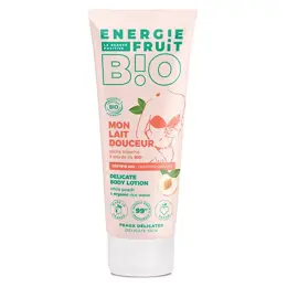 Energie Fruit Corps Peaux Délicates Lait Douceur Pêche Blanche & Eau de Riz Bio 200ml