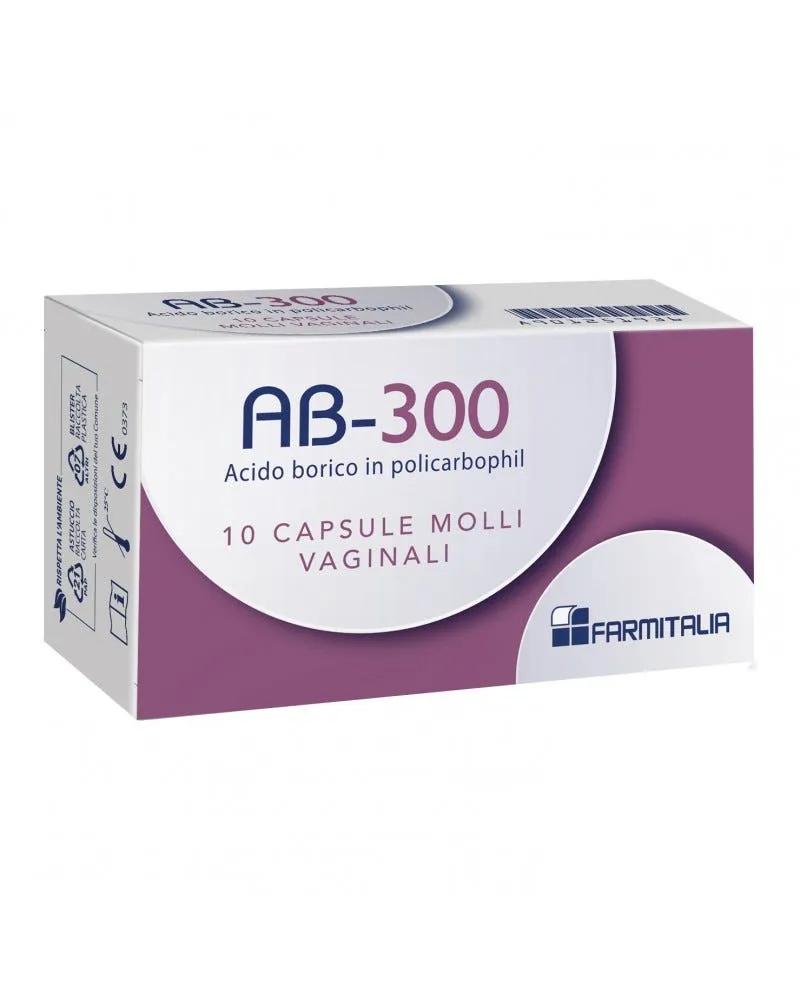 AB 300 Capsule Vaginali 10 Capsule Molli