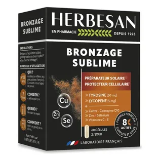 Herbesan - Abbronzatura sublime - Cura solare - 60 Capsule