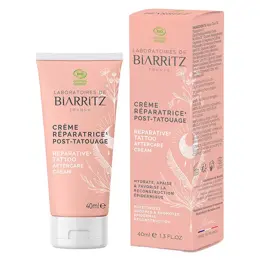 Laboratoires de Biarritz Soins Réparateurs Crème Post-Tatouage Bio 40ml