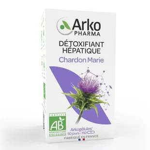 Arkopharma Arkogélules Detossinante Fegato Cardo Mariano BIO 150 capsule