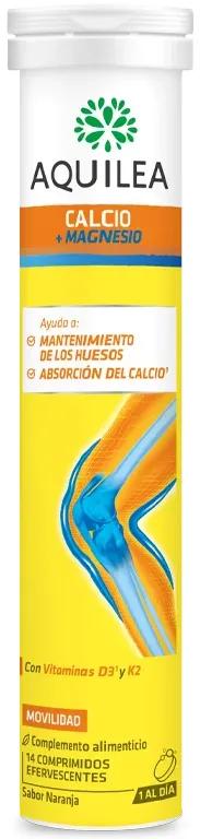 Aquilea Calcium + Magnesium 14 Effervescent Tablets