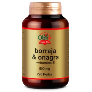 Obire Borretsch &amp; Nachtkerze + Vit. E 500 mg 220 Perlen