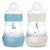 Mam Biberon Easy Start Anti-Colica Oceano + Sabbia Ciuccio Flusso 1 2 x 160ml