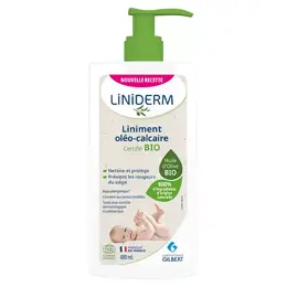 Gilbert Bébé Liniderm Liniment Oléo-Calcaire Bio Flacon-Pompe 480ml