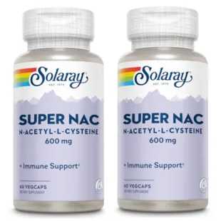 Solaray Super Nac 600 mg 2x60 Vegcaps