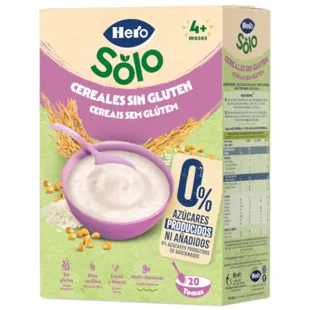 Hero Solo Porridge 8 Cereals Gluten Free +4m 340 gr